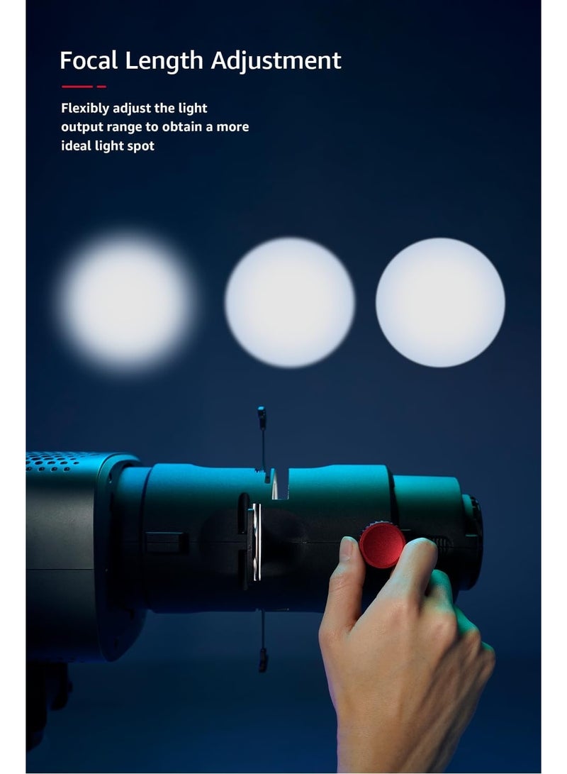 Aputure Amaran Spotlight SE 19° Lens Kit – Precision Projection Lens for Amaran LED Lights, Crisp Edges & Focused Beams, Ideal for Creative Lighting, Photography, and Cinematic Effects - Image 2