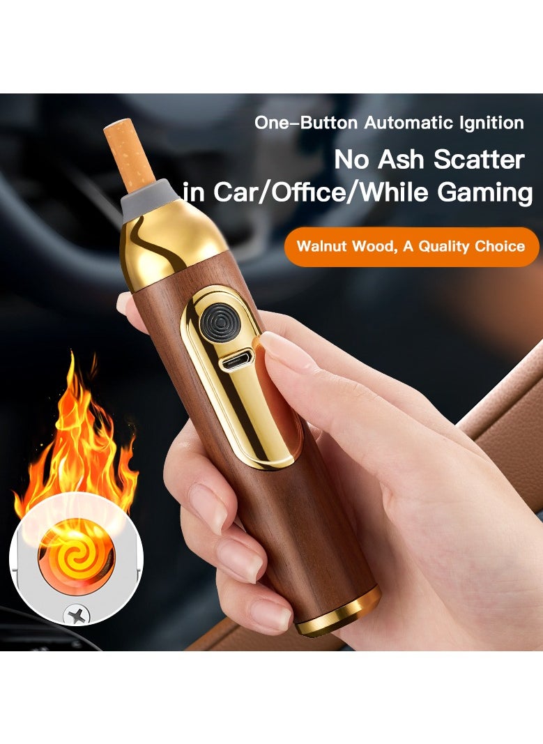 Generic Handheld car ashtray, windproof and leakproof, large capacity portable ashtray with lid, suitable for car, home, office and outdoor use  - Image 1