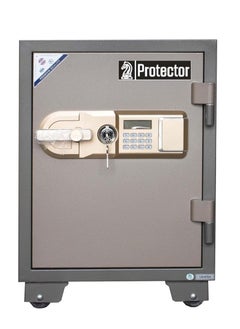 Protector Protecter Safe PT67E4 Fireproof Safe - Anti-Theft Safe with Adjustable Shelf, Numeric Keypad, Double Locks with Lockable Interior Drawer (H67 x W48 x D46 cm, 120 kg) - Made in Vietnam  - Image 2