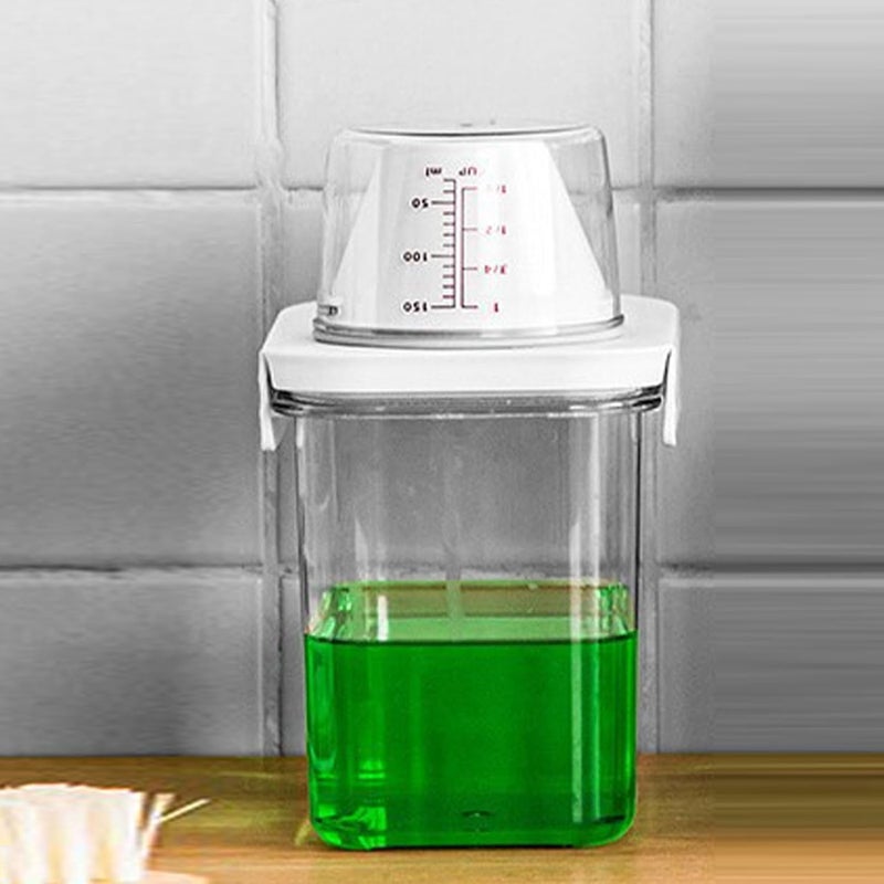 Low dust buildup Keenso 1100ml Laundry Detergent Dispenser, Transparent Fabric Softener Container for Home Use Ventilated design Market diverse application fit User tested optimized build Bulk storage easy optimized build Gulf mainstream practical design Flexible purchase choices Simplified versatile design Fade proof Diverse purchase options Tiered cost purchase alternatives Various color options Batch uniform stable quality Durable versatile substance General standard compliant quality Flexible sizing options Elegant practical design Season change compatible build Carefully engineered build Heat insulation layer Global light sturdy raw material Liquid tight joint Extra part combo compatible Easy lifting build Cross product combo compatible - Image 4