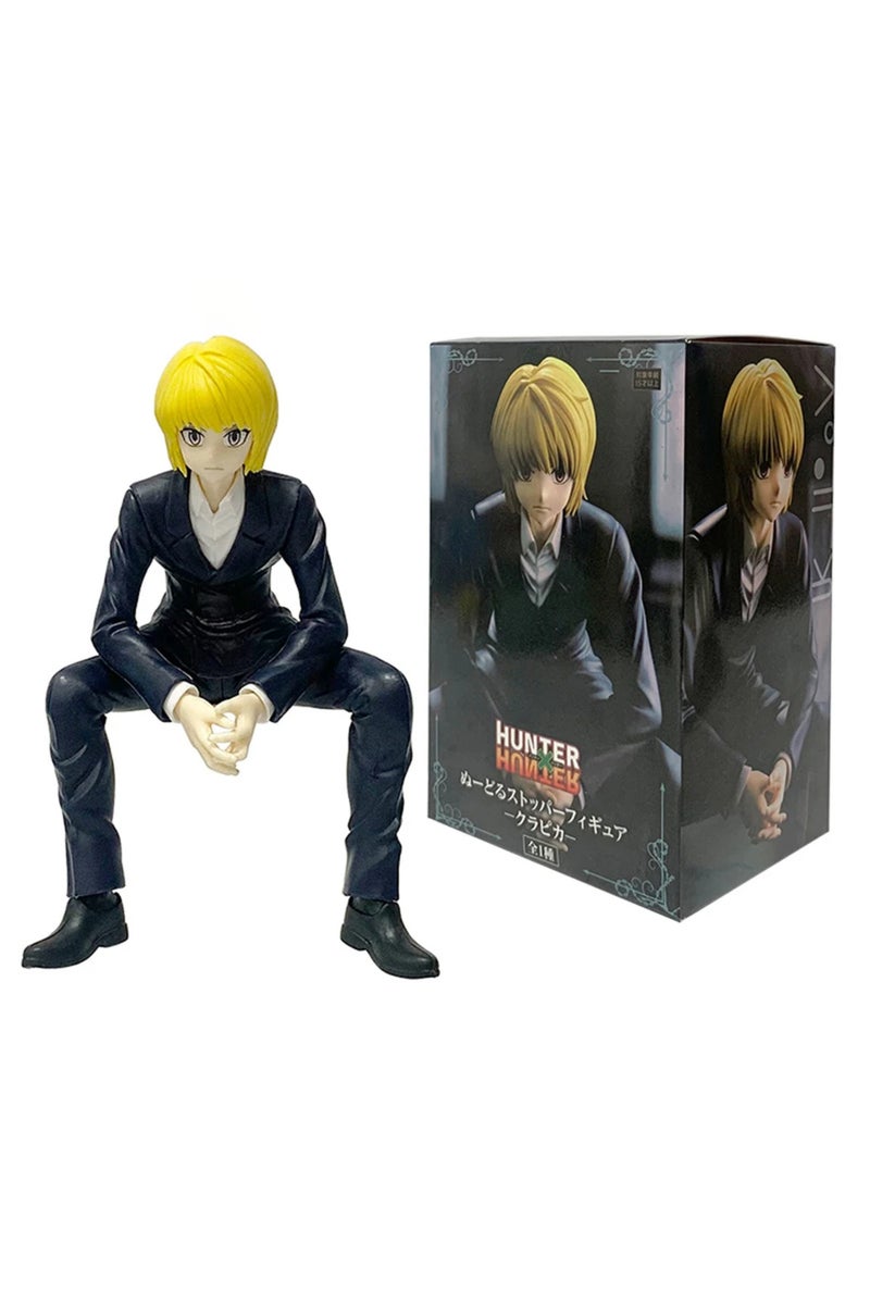 مع علبة، مجسم شخصية هيسوكا من أنمي هنتر × هنتر، فرقة الأشباح، بطول 14 سم، مجسم حركة، ديكور غرفة نودل ستوبر