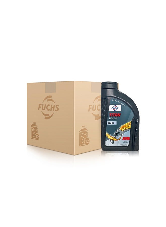 Fuchs Titan 5W20 engine oil, box of 12 pieces