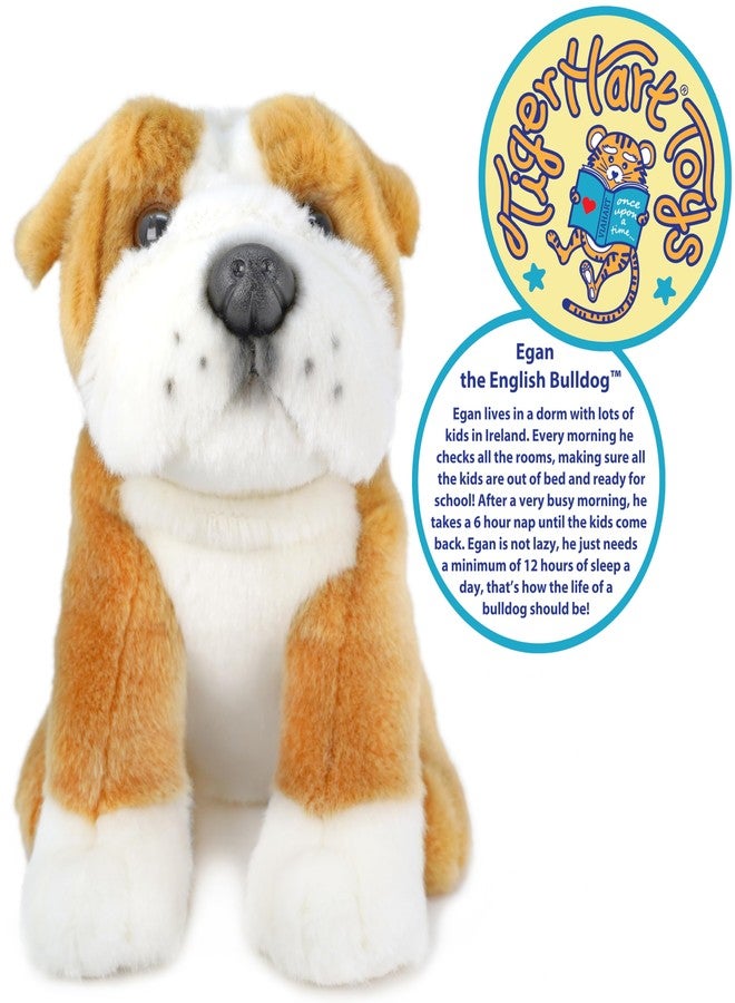 TigerHart Egan The English Bulldog - 9 Inch Stuffed Animal Plush - Image 5