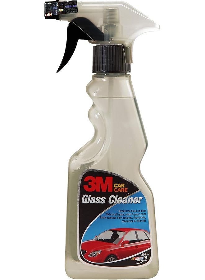 3M Car Glass Cleaner, 250 ml | Remove Stains, Filmy Residues, Grime and Fingerprints from Windshields and Windows | Streak-Free Shine - Image 1