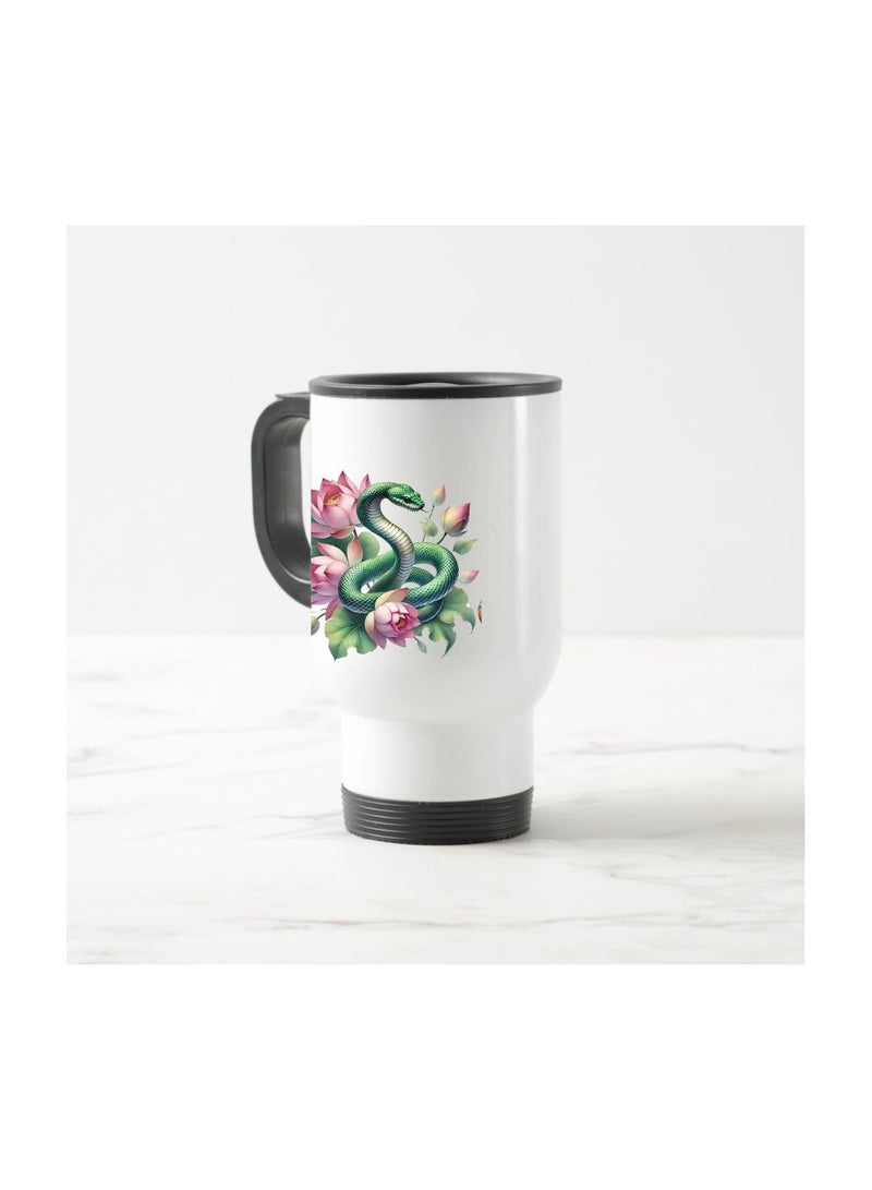 China Travel Mug–Insulated Stainless Steel Coffee Mug For Hot&Cold Drinks,Perfect For Commuting,Road Trips And Celebrate With Style–Leak-Proof Travel Mug - Image 2