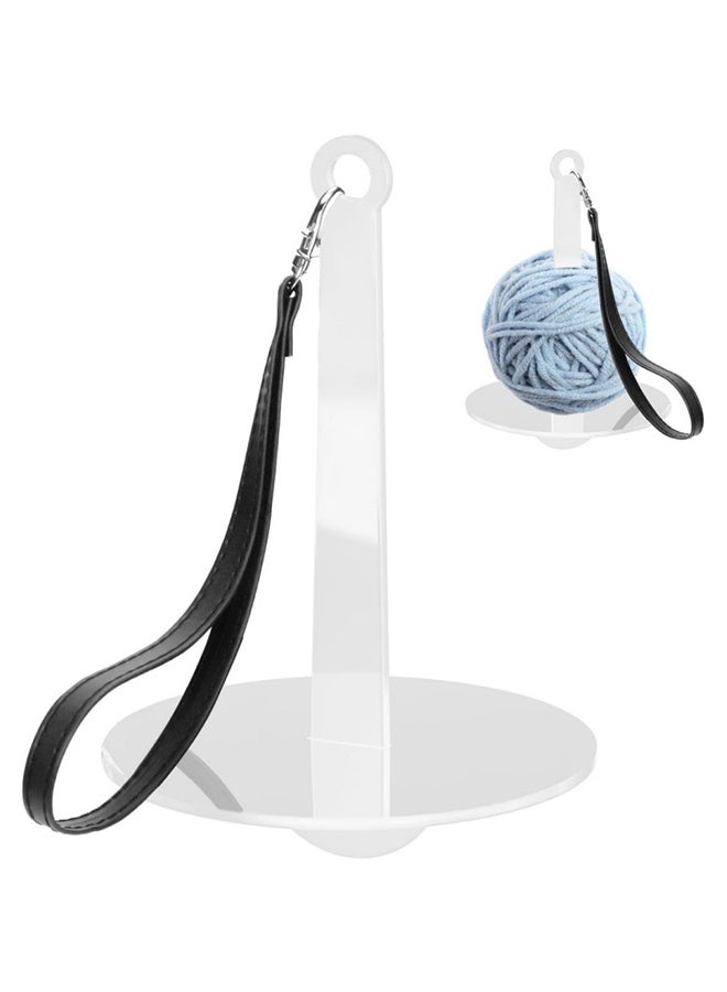 2Pcs Portable Wrist Yarn Holder with Wrist Strap, Yarn Holder Yarn Dispenser with Wrist Lanyard for Crocheting Knitting - Image 1