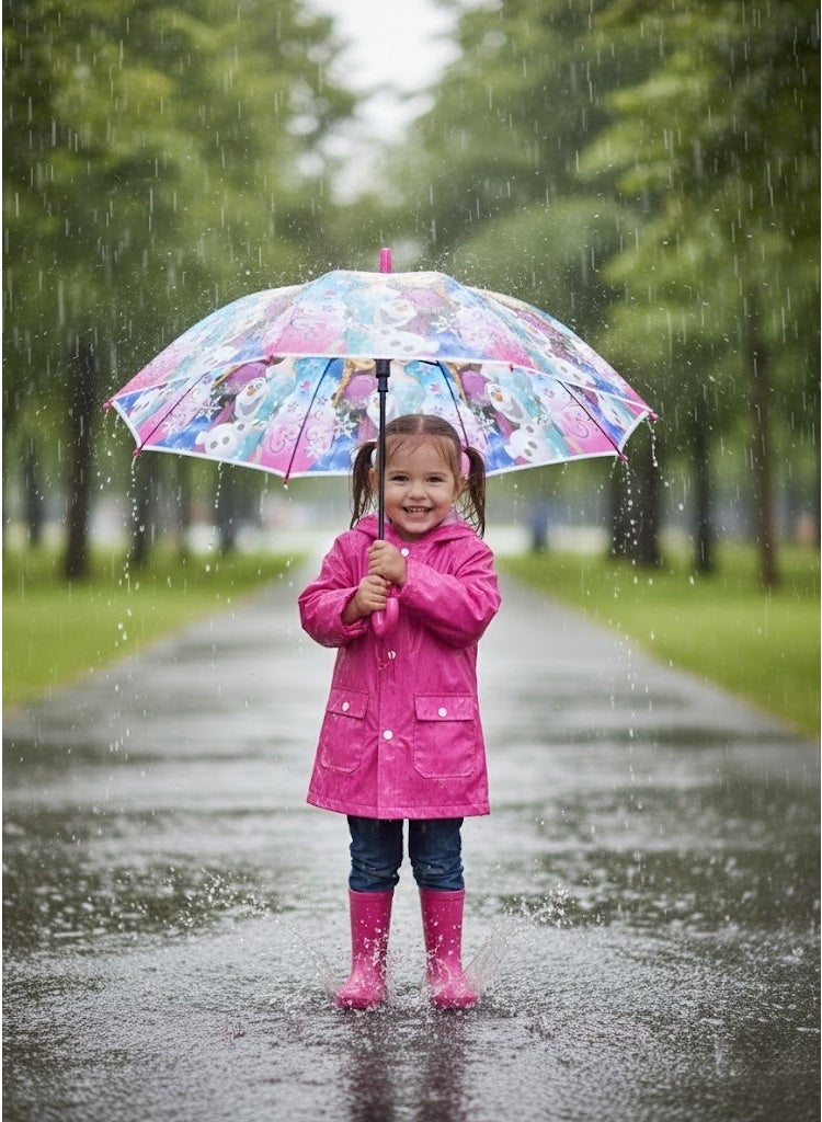 HASSM Disney Frozen Princess Style Rainproof Umbrella - Image 3