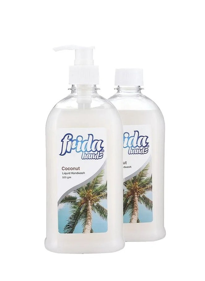 Coconut Hand Wash - 520g x 2 Pieces