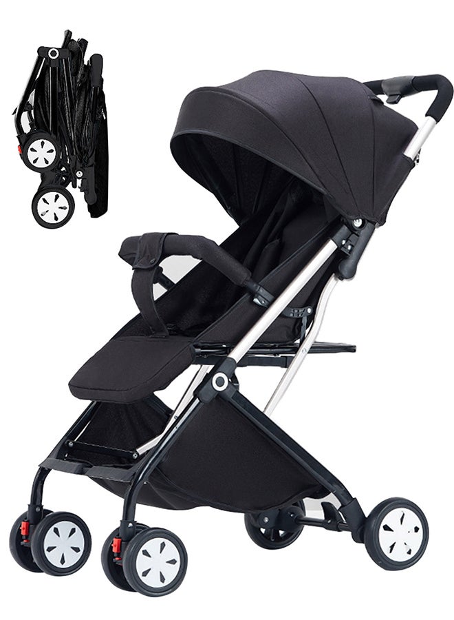 جو توي عربة أطفال متعددة الوظائف، يمكن أن تجلس وتستلقي عربة أطفال خفيفة الوزن، عربة أطفال محمولة وقابلة للطي للسفر - Image 1