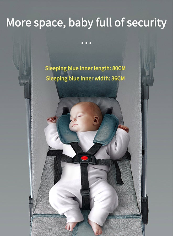 جو توي عربة أطفال متعددة الوظائف، يمكن أن تجلس وتستلقي عربة أطفال خفيفة الوزن، عربة أطفال محمولة وقابلة للطي للسفر - Image 3