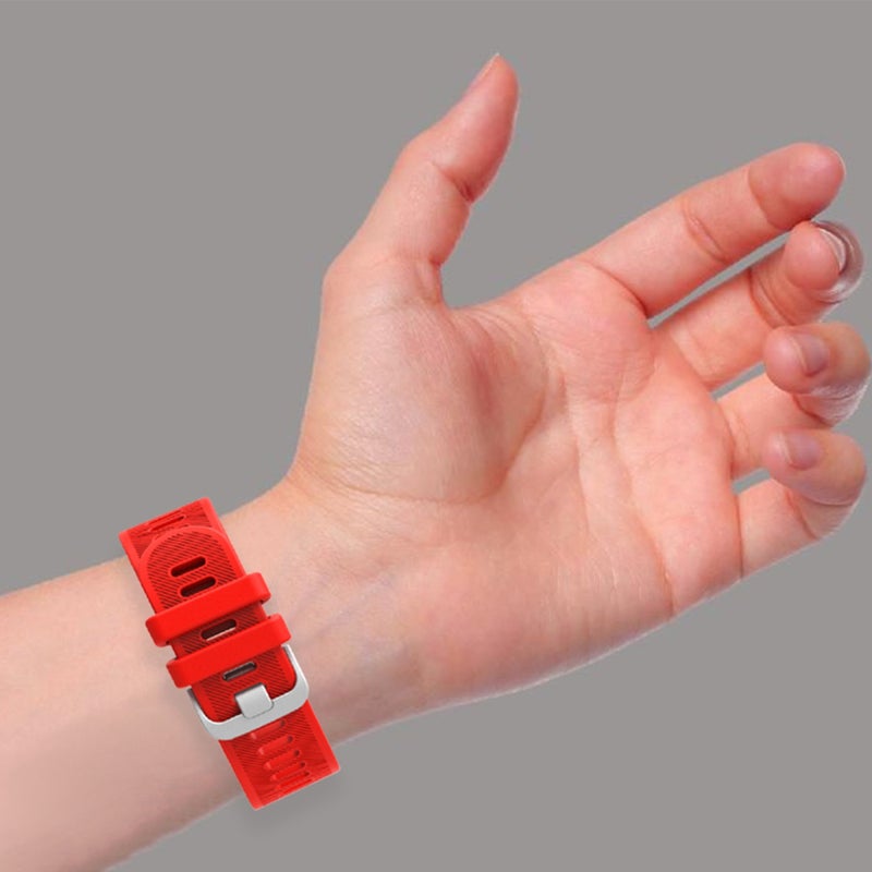 erorex For Amazfit T-Rex / T-Rex Pro / Ares Twill Silicone Watch Band(Blue) - Image 4