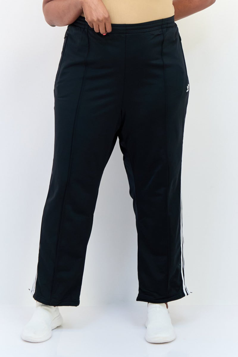 adidas Originals Women Plus Size Drawstring Training Track Pants, Black - Image 1