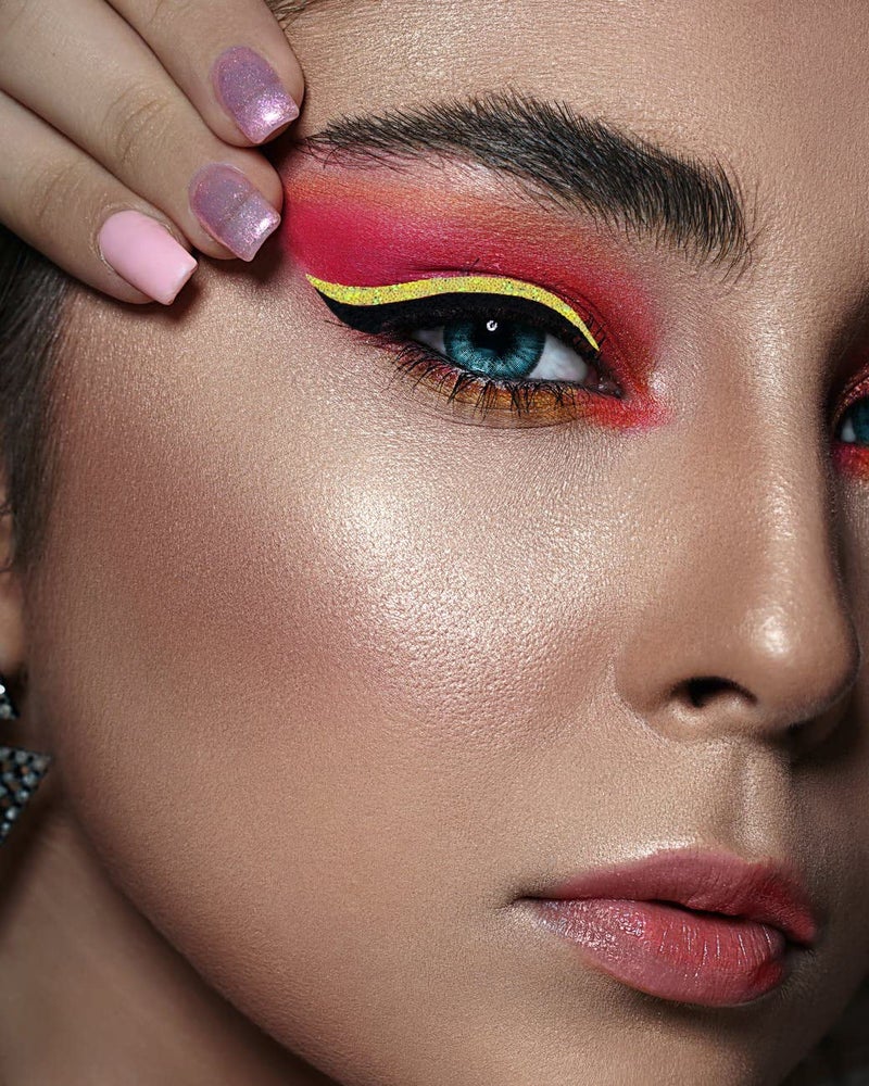 Comet Busters Red, Neon Yellow and Lime Green Eyeliner Stickers (EYE056) - Image 5