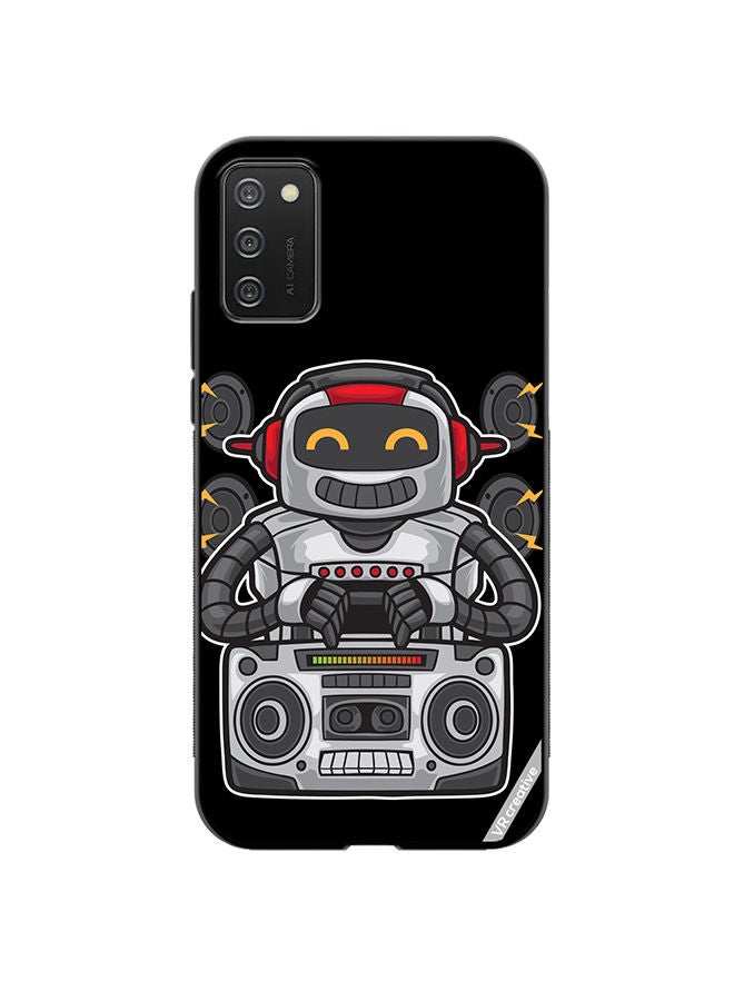 VR CREATIVE Protective Case Cover For Samsung Galaxy A02s Speaker Monkey Design Multicolour - Image 1