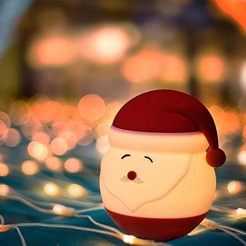 Desidiya® Santa Silicone Night Lamp for Kids – Dual Power (USB & Battery) | Soft LED Night Light | Color Changing | Safe Silicone | Christmas Gift & Bedroom Decor - Image 1