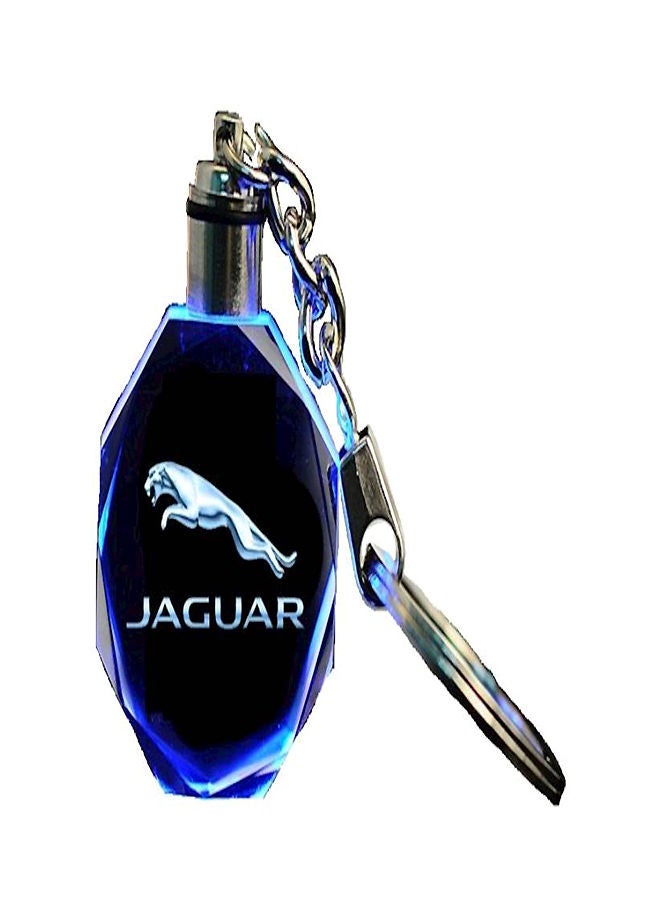 Loquat Keychain With Jaguar Car Logo And Light