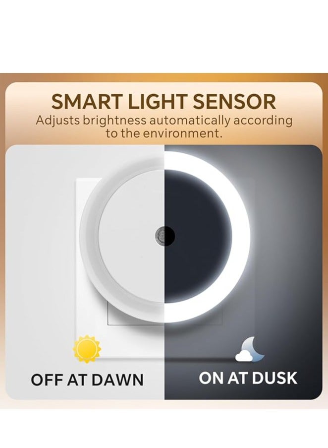 QLIGHT 2-Pack LED Night Light with Smart Dusk And Dawn Sensor Light, Good For Sleep, Safety Night Light for kids room, Bathroom, staircase, Hall way, Bedroom. - Image 2