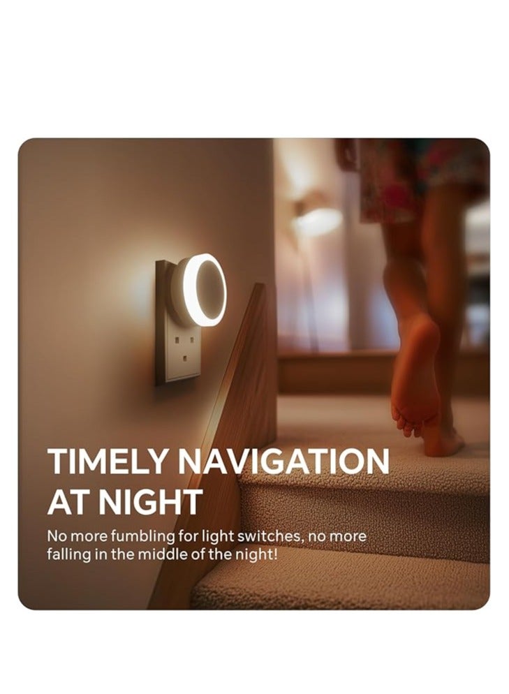 QLIGHT 2-Pack LED Night Light with Smart Dusk And Dawn Sensor Light, Good For Sleep, Safety Night Light for kids room, Bathroom, staircase, Hall way, Bedroom. - Image 4