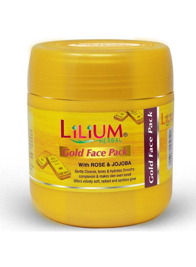 Lilium Active Cleanser Gold Pack 500ml, Gold-infused cream cleanser that targets spots, blemishes, and dark marks, deeply cleanses, hydrates, and brightens skin for a smooth, radiant, and even-toned complexion, suitable for all skin types. - Image 1