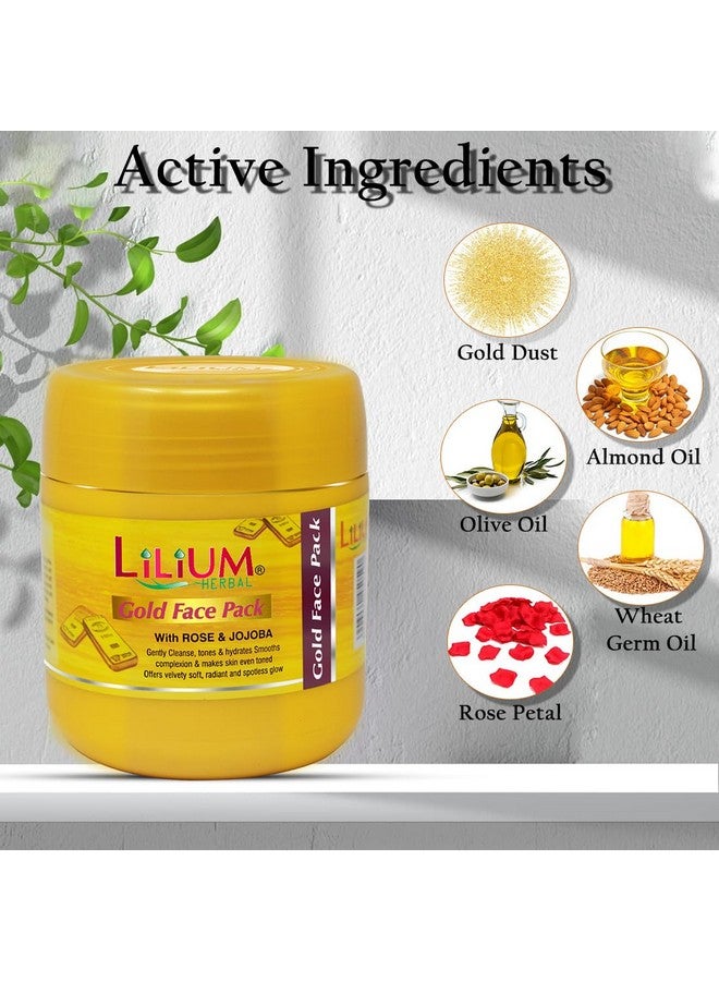 Lilium Active Cleanser Gold Pack 500ml, Gold-infused cream cleanser that targets spots, blemishes, and dark marks, deeply cleanses, hydrates, and brightens skin for a smooth, radiant, and even-toned complexion, suitable for all skin types. - Image 4