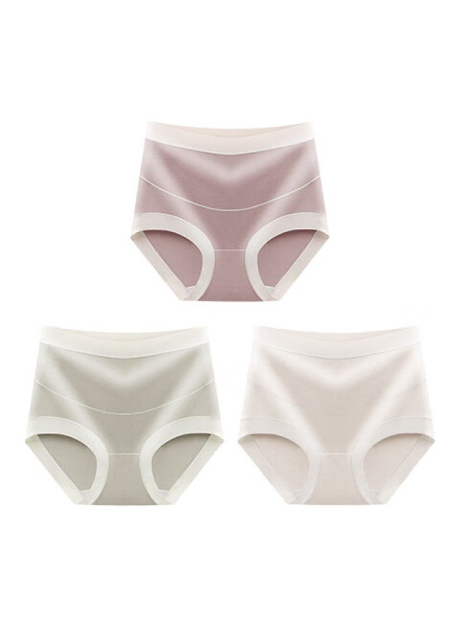 Yalu 3-pack Maternity Underwear Women High Waist 100% Cotton Gusset Antibacterial Support Large Size XL