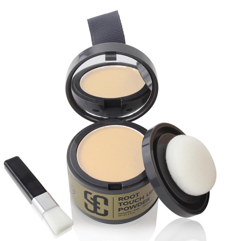 SOVONCARE Hairline Powder Root Touch Up Gray Hair Concealer for Men and Women Instantly Covers Thinning Hair and Bald Spots NaturalLooking Coverage Light Blonde - Image 2