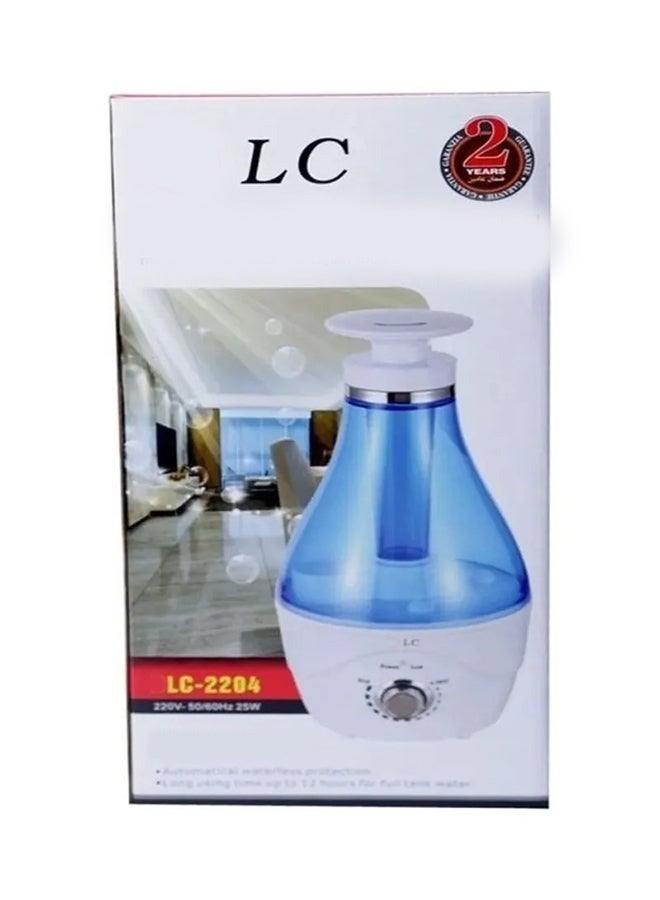 ال سي جهاز ترطيب هواء بالموجات فوق الصوتية مع تحكم قابل للتعديل – سعة 2.5 لتر - Image 2