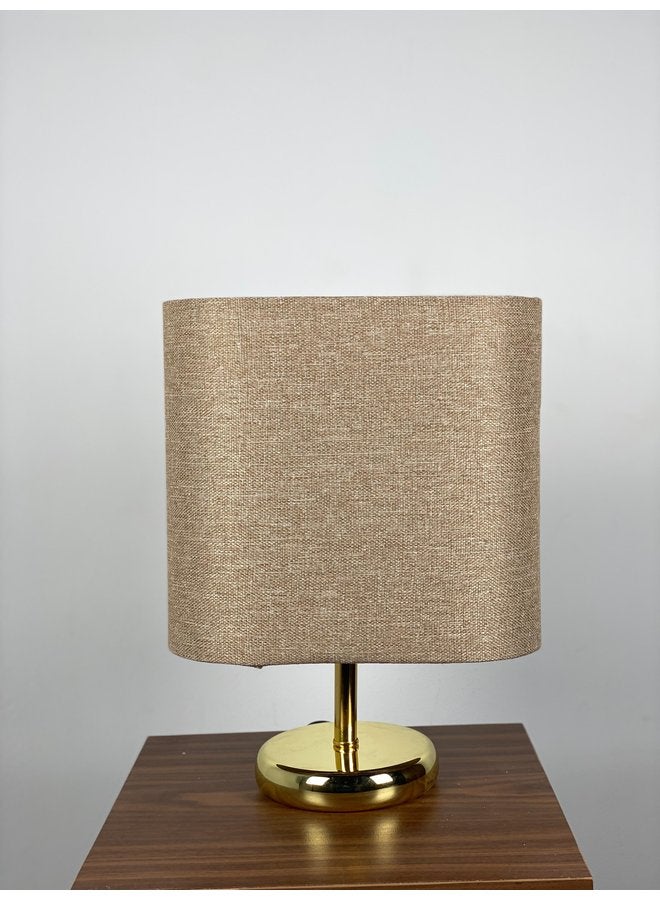 تبس هوم لمب مصباح طاولة بغطاء على شكل أسطوانة وقاعدة معدنية - Image 2