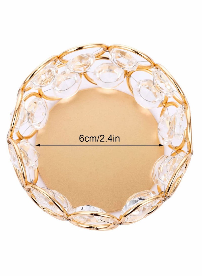 Excefore Glass Candle Holder, Tea Light Holder, 2.67" Perfect Centerpieces for Wedding, Party, Home Decor (6 Pieces) - Image 5