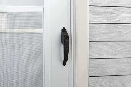 Wright Products - Colonial Tie Down Push Button Door Latch for Screen and Storm Doors, Black - Image 5