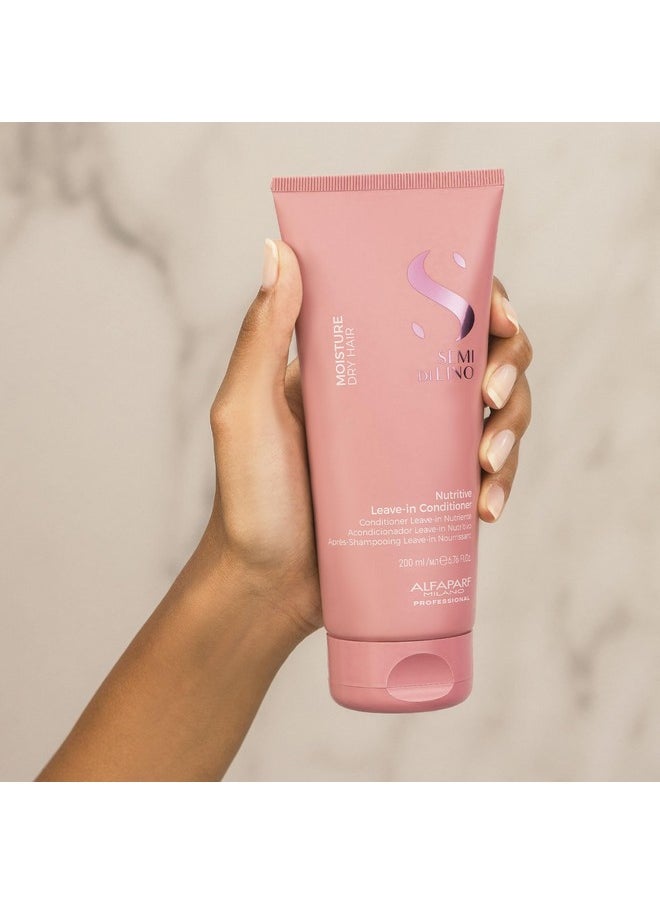 ALFAPARF MILANO Moisture Leavein Sulfatefree Conditioner For Dry Hair Safe For Color Treated Hair Ideal For Dry Damaged And Frizzy & Frizz Hair Sulfate Paraben And Paraffin Free 200Ml  - Image 3