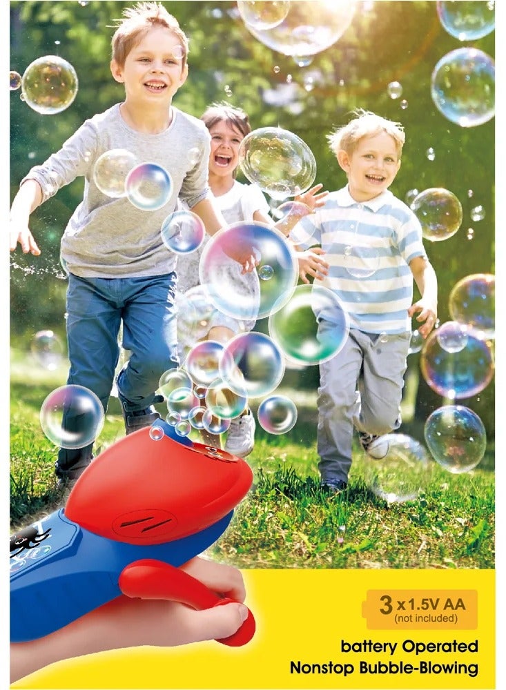 Stem Bubble Slinger – Push Button Bubble Blower with Sounds and Music! – Style May Vary Red - Image 2