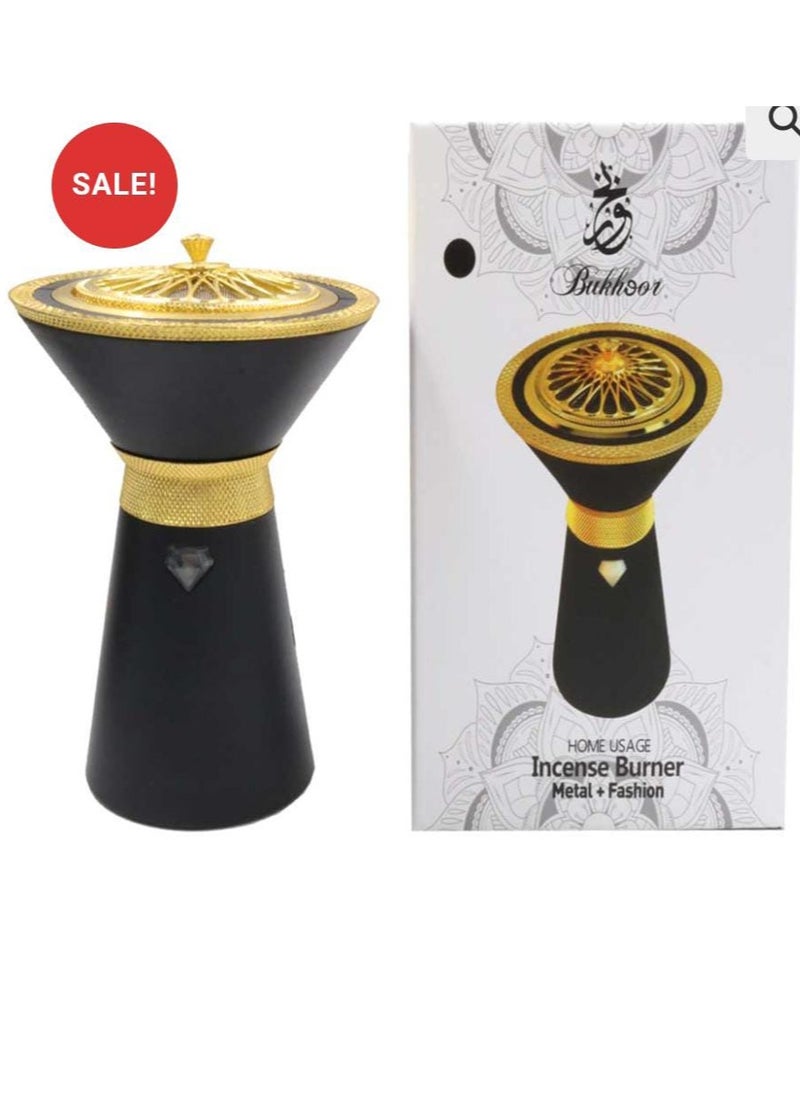Bakhoor Electric Incense Burner Arabic USB Rechargeable Incense Portable Censer – Black  - Image 1