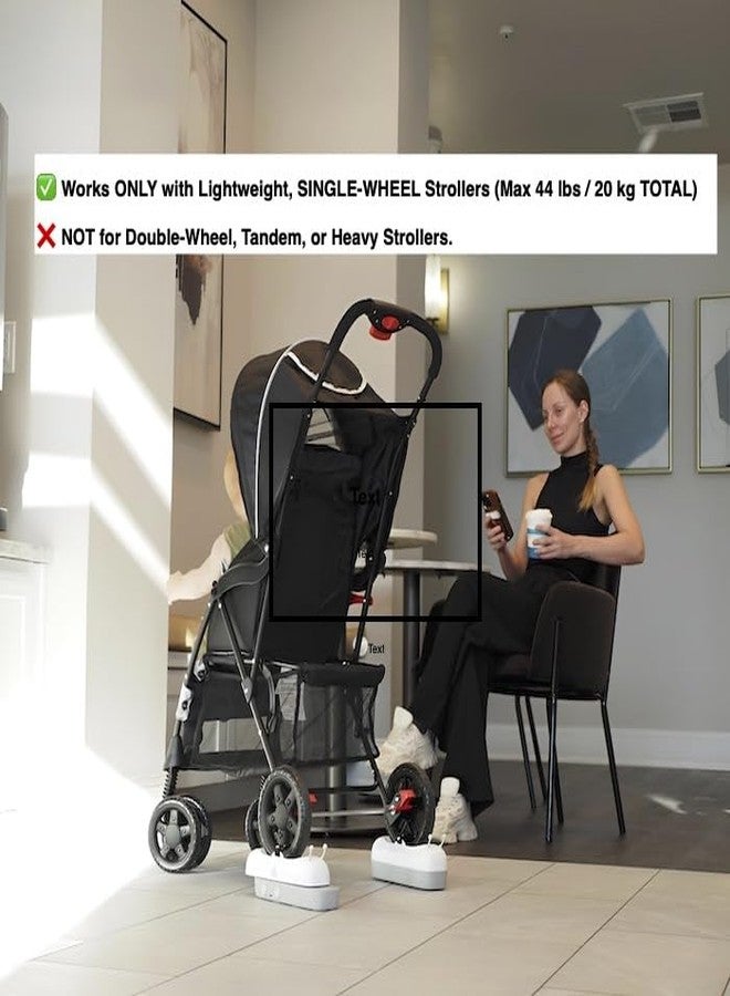 SwaySo Automatic Lightweight Stroller Rocker Attachment – Smart Infant Soother for Peaceful Sleep with Remote, Timer, Two Speed Modes, Type-C Rechargeable – No Anxious Vibrations-SwaySo - Image 3
