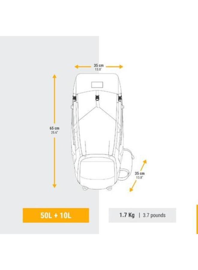 فوركلاز شنطة الظهر للمشي لمسافات طويلة للرجال  - Image 4