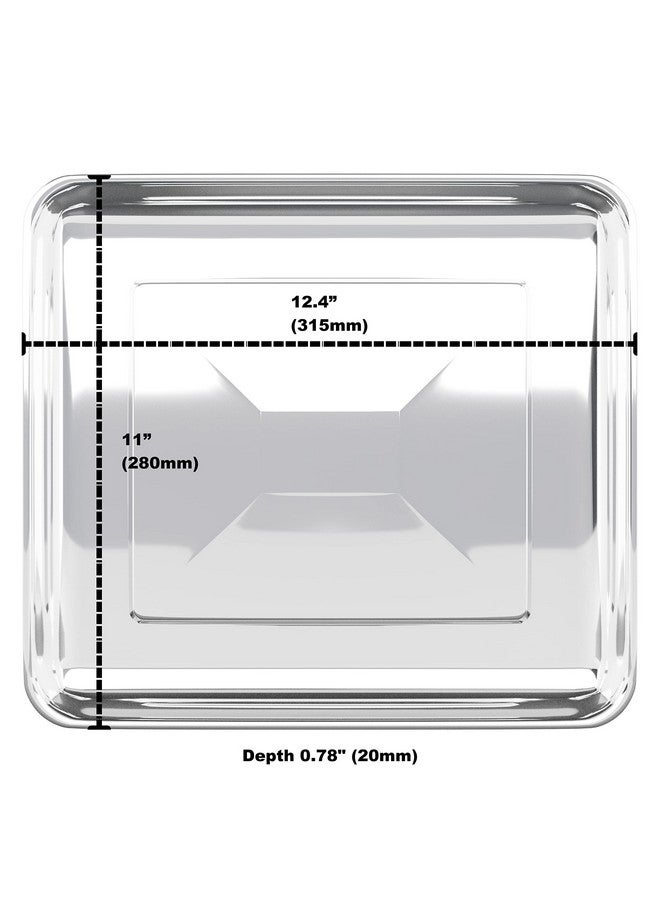 Univen Stainless Steel Baking Tray Pan Upgrade Compatible with Cuisinart Airfryer Oven TOA-60 TOA-65 TOA-70 - Image 3