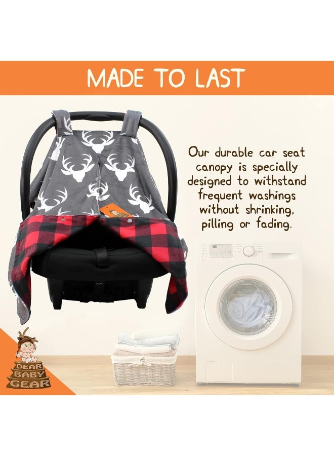 Dear Baby Gear Blanket for Baby Car Seat - Baby Car Seat Cover, Blankets for Infant Car Seats, and Baby Wraps Carrier - Image 4