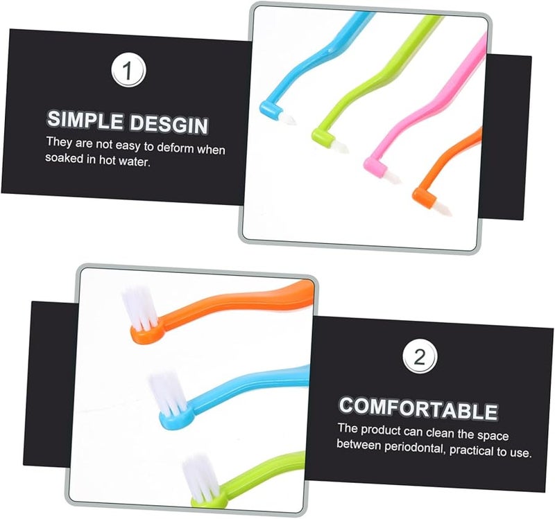 4Pcs Double Headed Interdental Brushes Teeth Cleaners Oral Cavity Cleaning Tools - Image 5