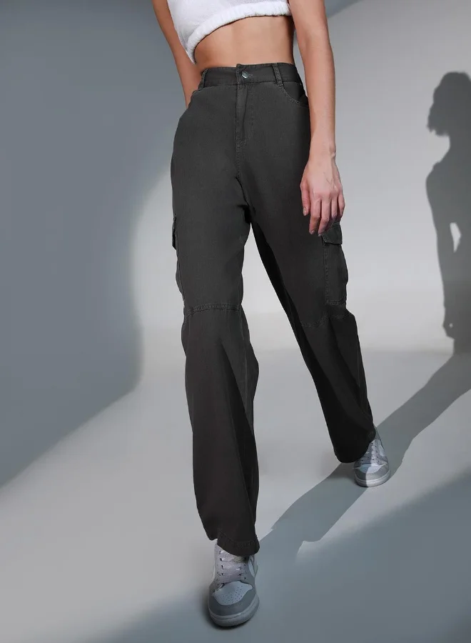 هوبرهولمي Grey Pants For Women