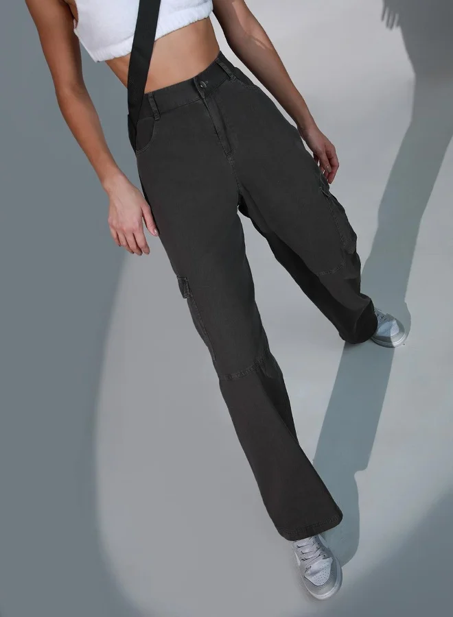 هوبرهولمي Grey Pants For Women
