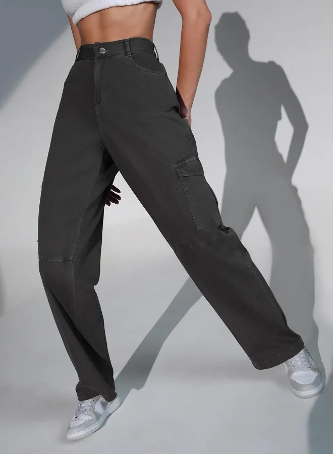 هوبرهولمي Grey Pants For Women