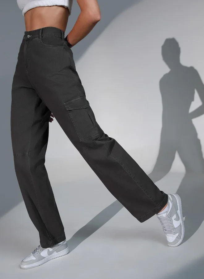 هوبرهولمي Grey Pants For Women