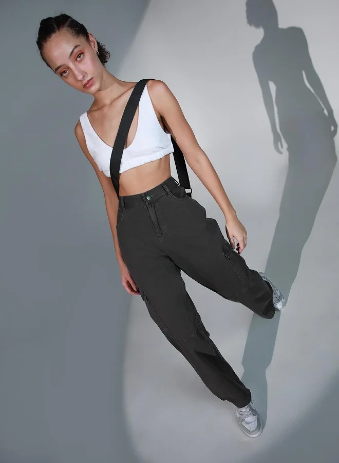 هوبرهولمي Grey Pants For Women