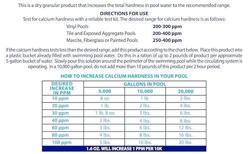 Robelle 8-Pounds Premium Pool Calcium Up, Calcium Hardness Increaser - Image 4