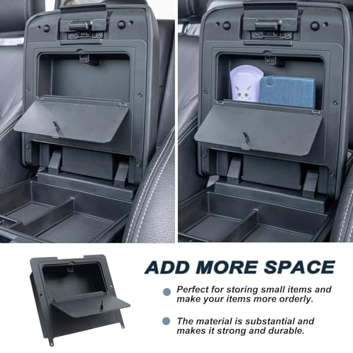 JKCOVER Center Console Hidden Box Organizer Compatible with 2024 2025 2026 Toyota Tacoma Accessories Armrest Secret Compartment Press to Open and Close（Patented Design） - Image 5