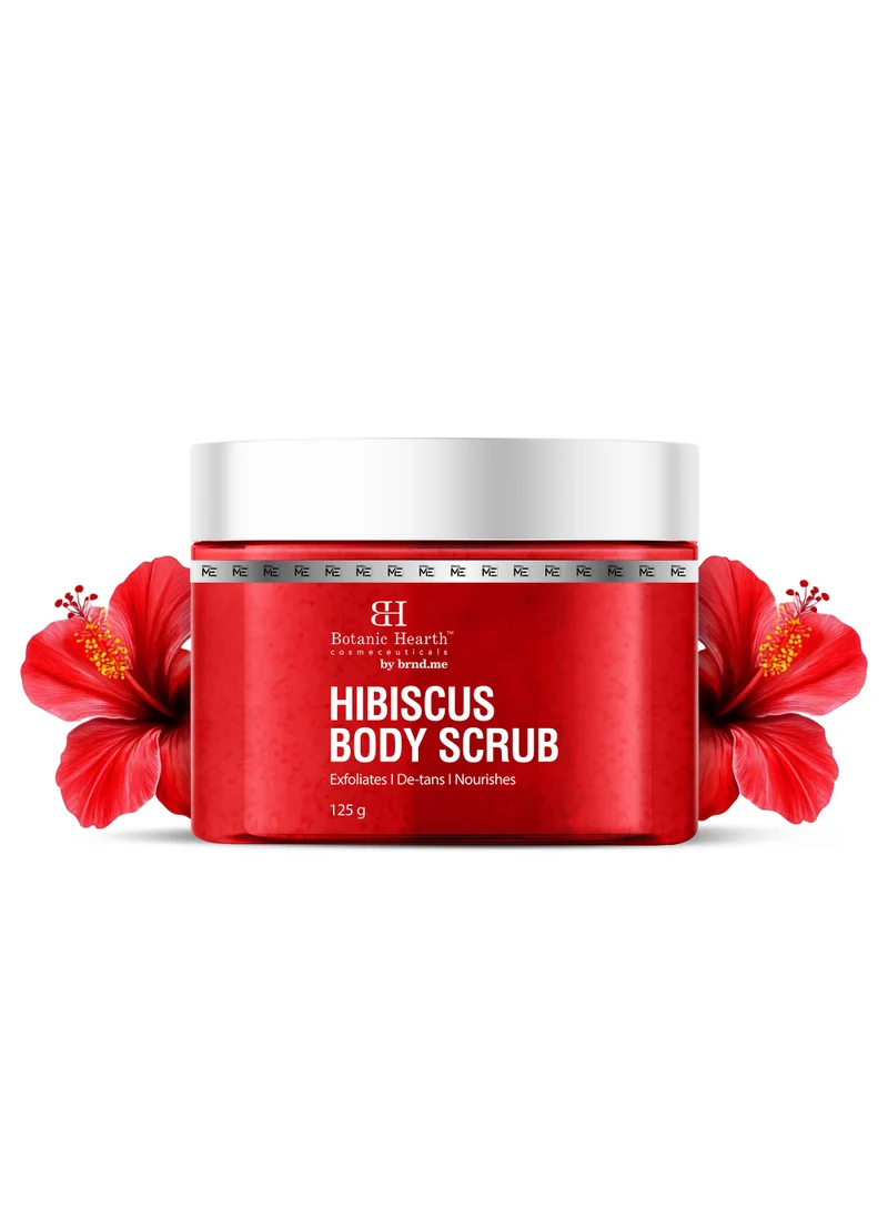 Botanic Hearth Botanic Hearth Hibiscus Body Scrub | Exfoliating & Hydrating Scrub for 
Glowing, Smooth Skin | Infused with Natural Botanicals & Essential Oils | 
For All Skin Types | 125g