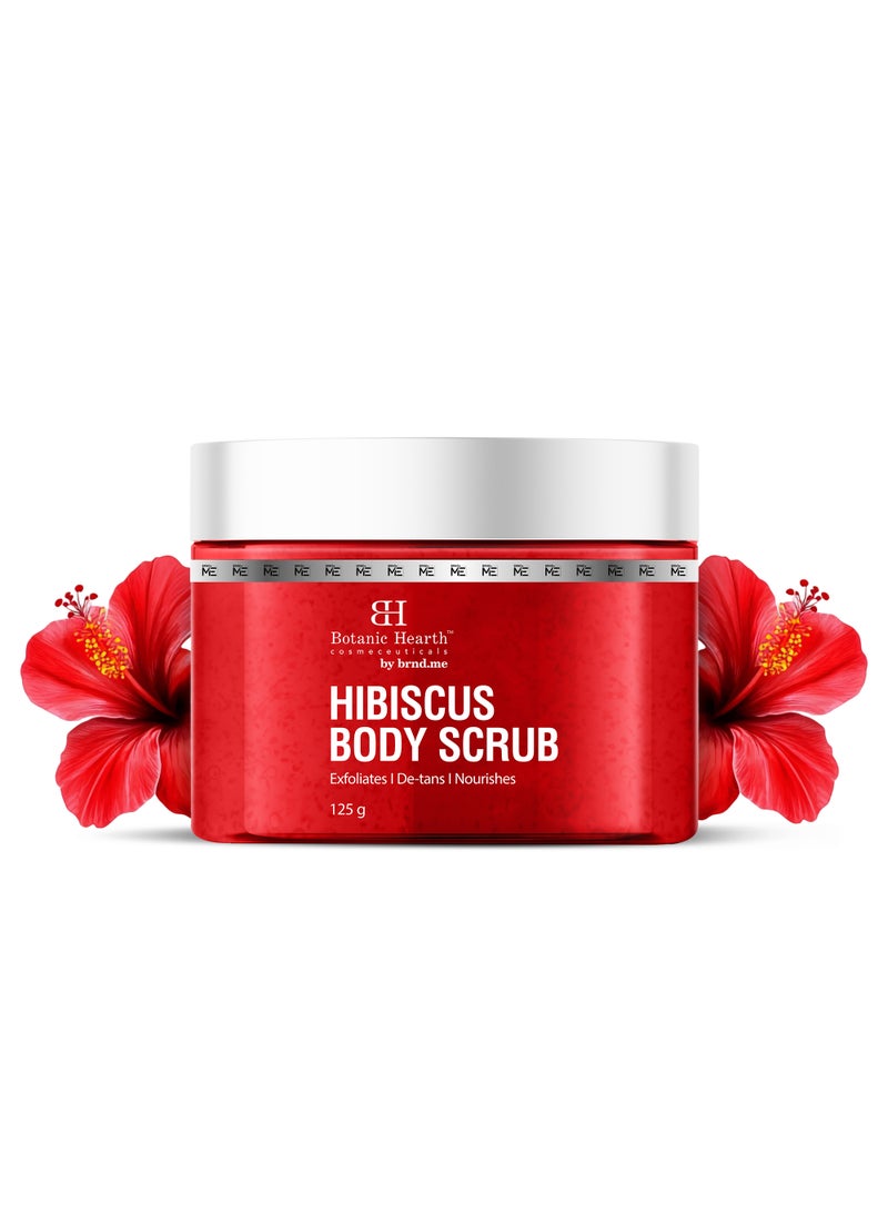 Botanic Hearth Botanic Hearth Hibiscus Body Scrub | Exfoliating & Hydrating Scrub for 
Glowing, Smooth Skin | Infused with Natural Botanicals & Essential Oils | 
For All Skin Types | 125g  - Image 2