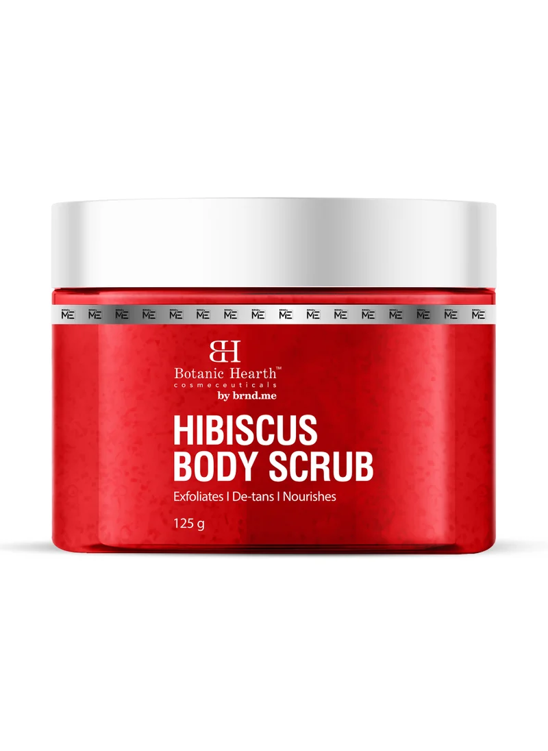 Botanic Hearth Botanic Hearth Hibiscus Body Scrub | Exfoliating & Hydrating Scrub for 
Glowing, Smooth Skin | Infused with Natural Botanicals & Essential Oils | 
For All Skin Types | 125g