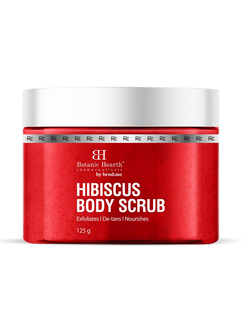 Botanic Hearth Botanic Hearth Hibiscus Body Scrub | Exfoliating & Hydrating Scrub for 
Glowing, Smooth Skin | Infused with Natural Botanicals & Essential Oils | 
For All Skin Types | 125g  - Image 1