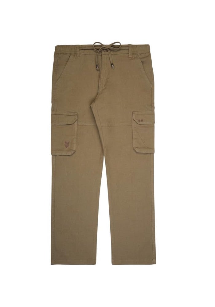 CAVIO Boys Casual Solid Regular Fit Cargo Pants with Multiple Pockets - Image 1
